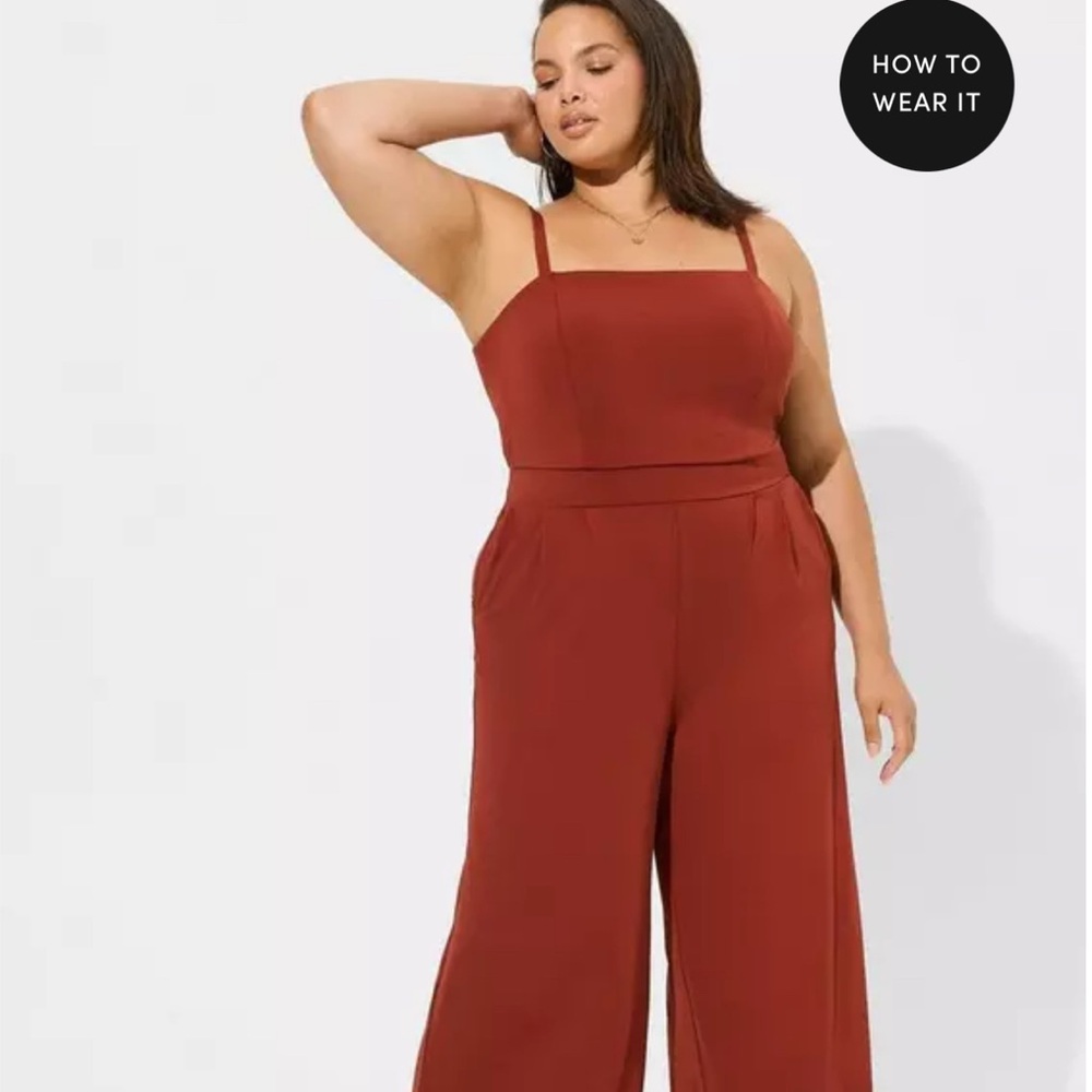 Elegant Rust Jumpsuit